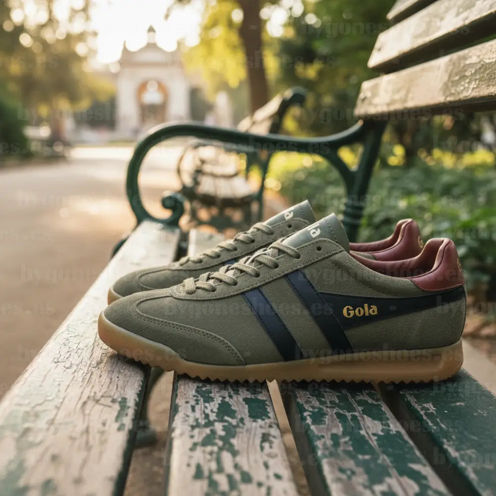 GOLA|SNEAKER HOMBRE| Torpedo suede KHAKI/BLACK/RUST CMB761|KBR SNEAKERS