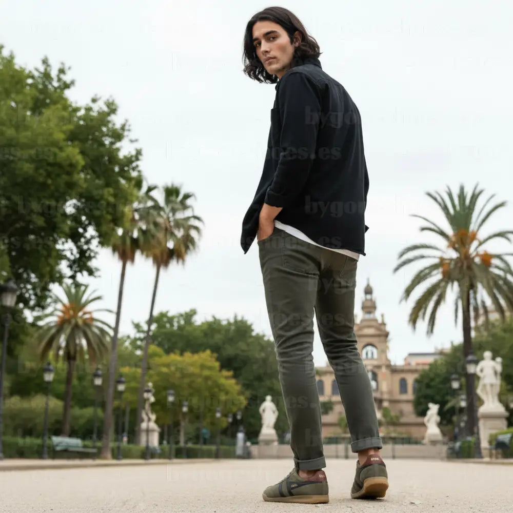 GOLA|SNEAKER HOMBRE| Torpedo suede KHAKI/BLACK/RUST CMB761|KBR SNEAKERS