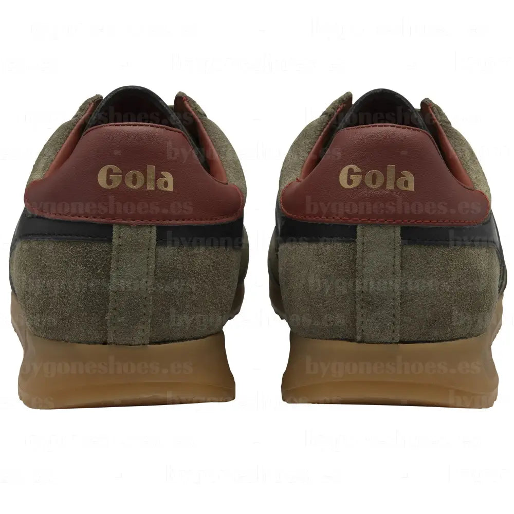 GOLA|SNEAKER HOMBRE| Torpedo suede KHAKI/BLACK/RUST CMB761|KBR SNEAKERS