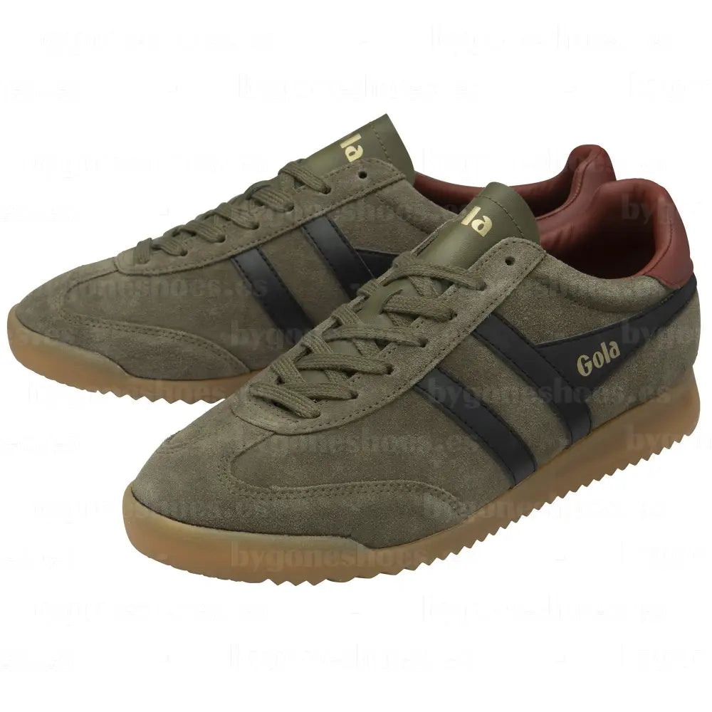 GOLA|SNEAKER HOMBRE| Torpedo suede KHAKI/BLACK/RUST CMB761|KBR SNEAKERS