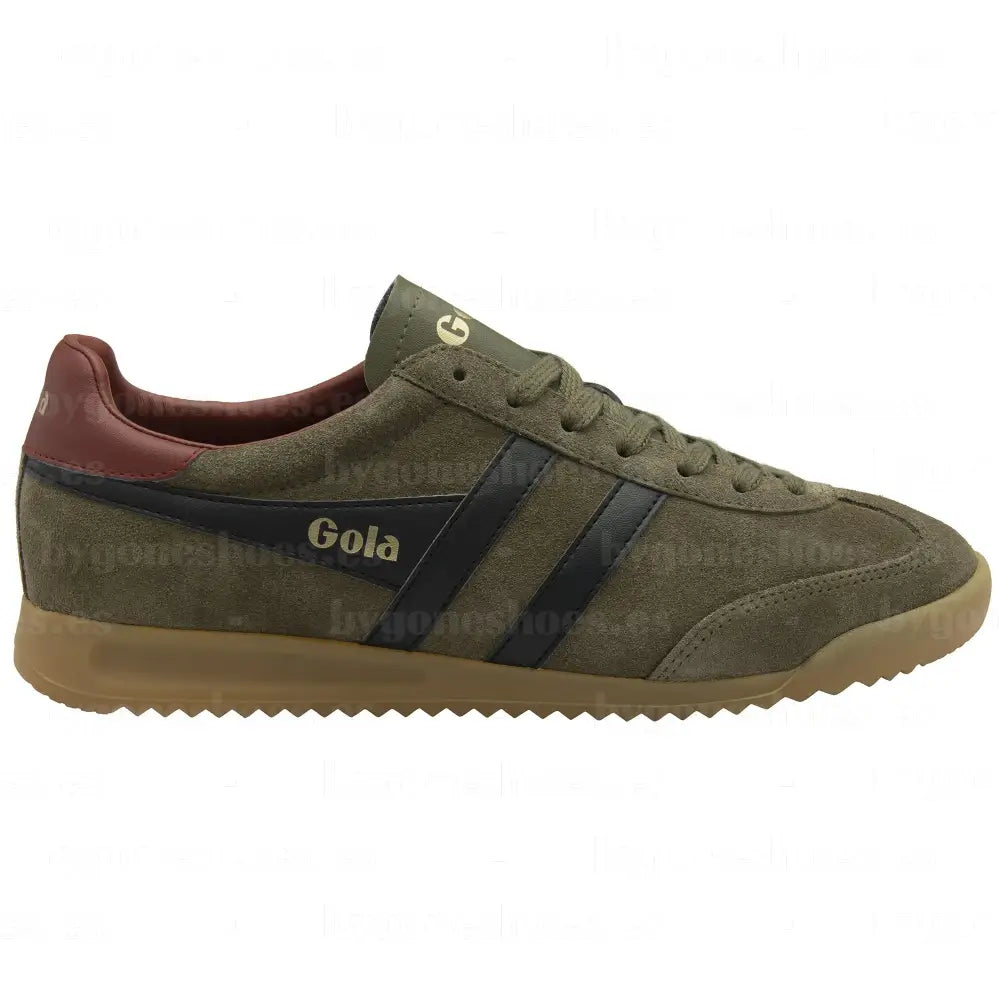 GOLA|SNEAKER HOMBRE| Torpedo suede KHAKI/BLACK/RUST CMB761|KBR SNEAKERS