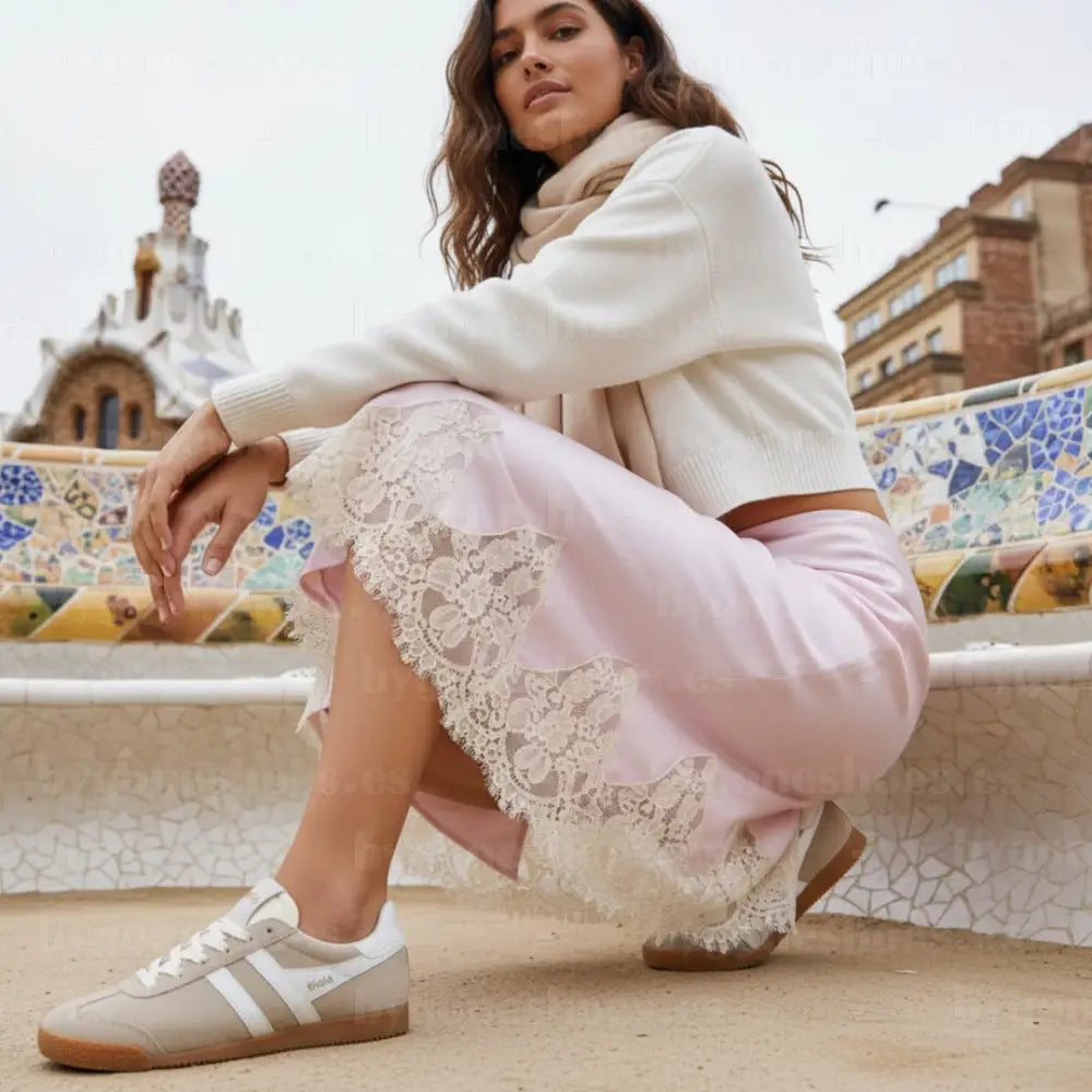 GOLA|SNEAKER MUJER|Elan BONE/WHITE CLB538|BW SNEAKERS