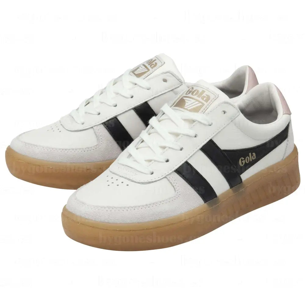 GOLA|SNEAKER MUJER|GRANDSLAM- WHITE/BLACK/C. P/GUM CLB621|WBCPG SNEAKERS