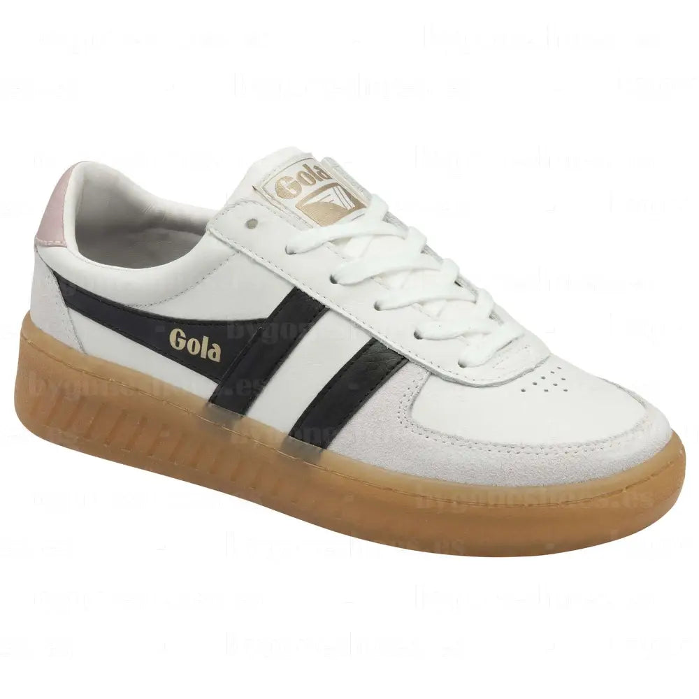 GOLA|SNEAKER MUJER|GRANDSLAM- WHITE/BLACK/C. P/GUM CLB621|WBCPG SNEAKERS