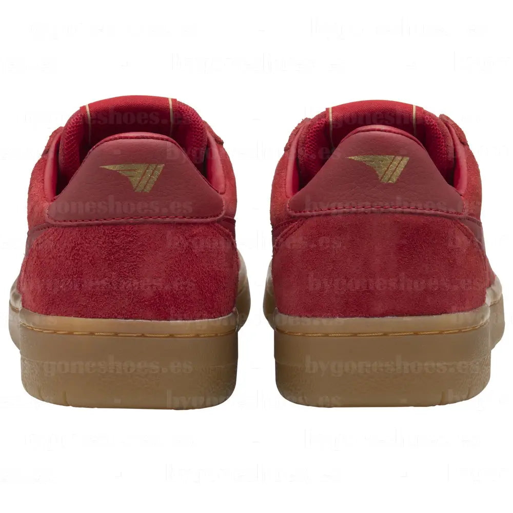 GOLA| SNEAKER MUJER| Hawk suede RED/GUM CLB571|REGU SNEAKERS