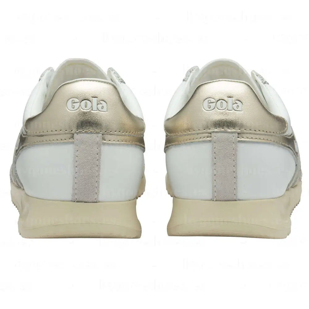 GOLA|SNEAKER MUJER| TORPEDO MIRROR- WHITE/GOLD/OFF WHITE CLB576|WGOW SNEAKERS