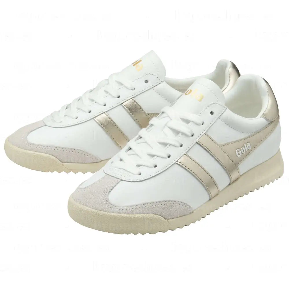 GOLA|SNEAKER MUJER| TORPEDO MIRROR- WHITE/GOLD/OFF WHITE CLB576|WGOW SNEAKERS
