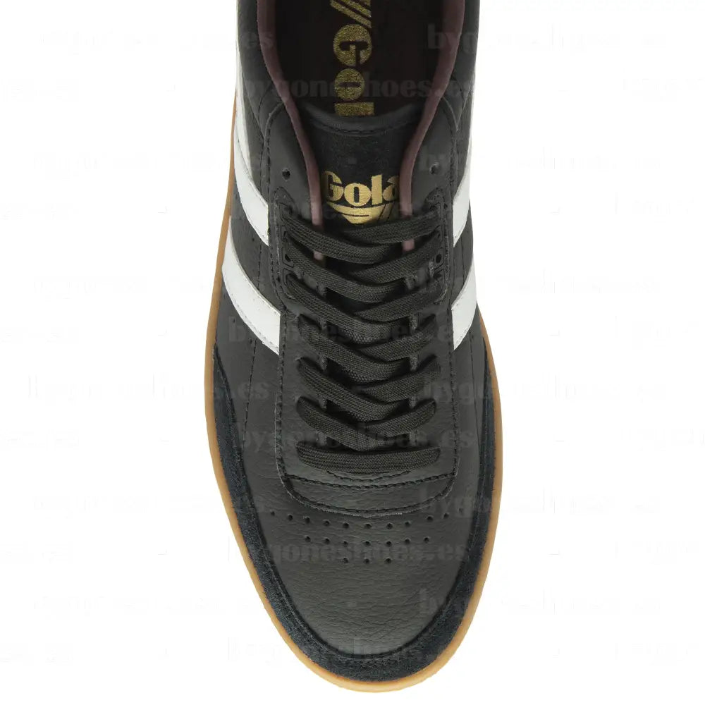 GOLA | SNEAKERS HOMBRE | CONTACT-LEATHER-CMB261 BLACK/WHITE/BURGUNDY SNEAKERS