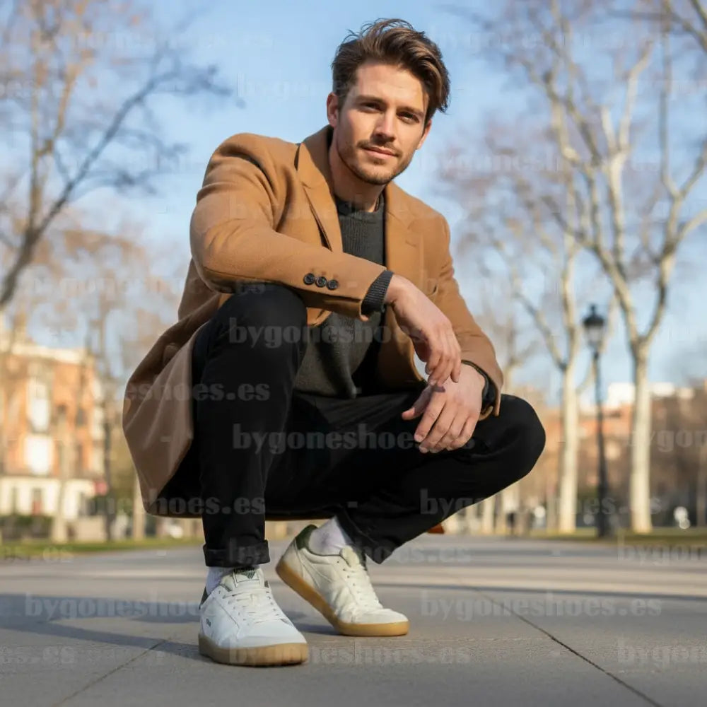 GOLA|SNEAKERS HOMBRE|Eagle 86 OFF WHITE/EVERGREEN/GUM CMB572|OWEG SNEAKERS