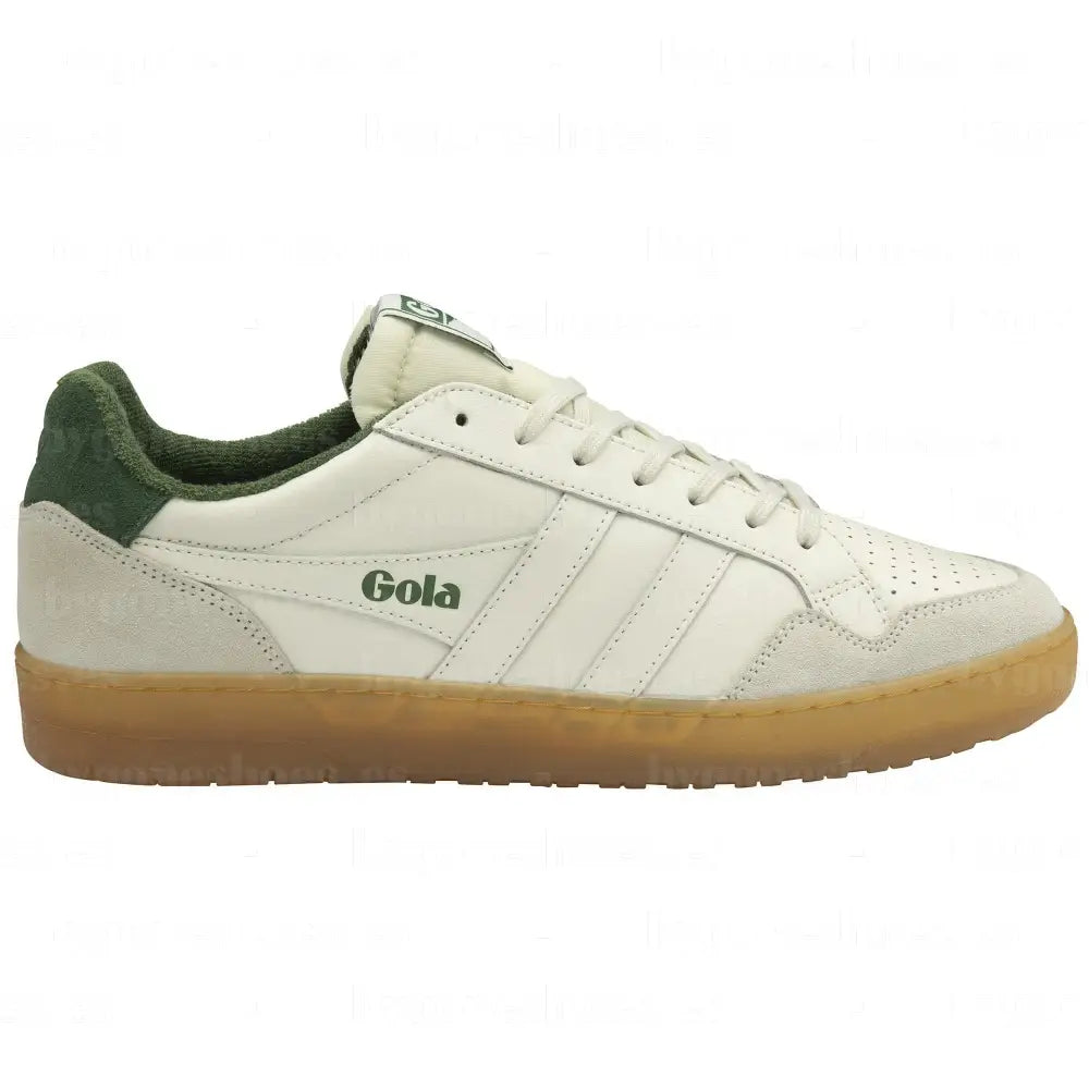 GOLA|SNEAKERS HOMBRE|Eagle 86 OFF WHITE/EVERGREEN/GUM CMB572|OWEG SNEAKERS