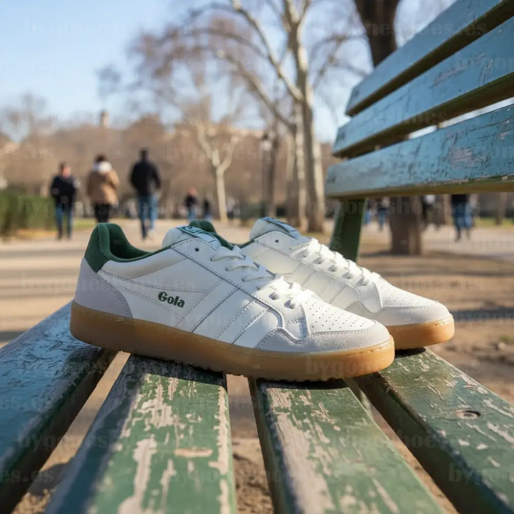 GOLA|SNEAKERS HOMBRE|Eagle 86 OFF WHITE/EVERGREEN/GUM CMB572|OWEG SNEAKERS