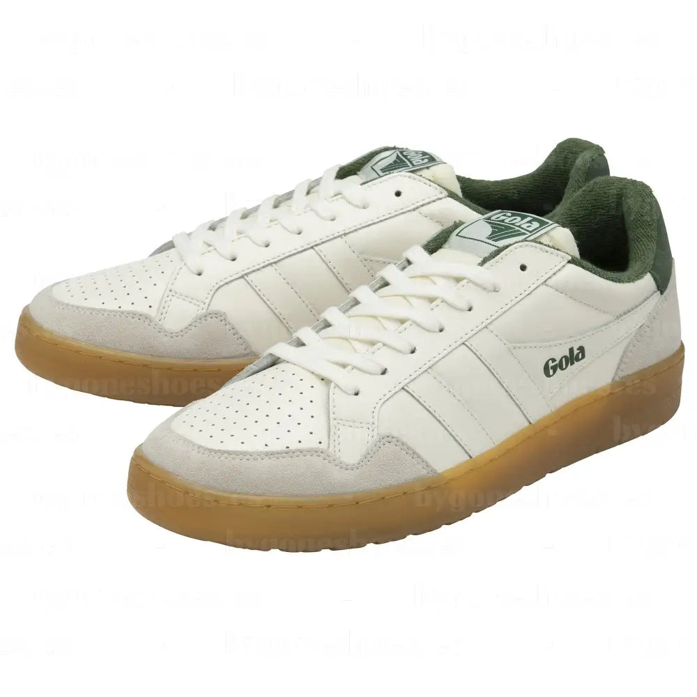 GOLA|SNEAKERS HOMBRE|Eagle 86 OFF WHITE/EVERGREEN/GUM CMB572|OWEG SNEAKERS