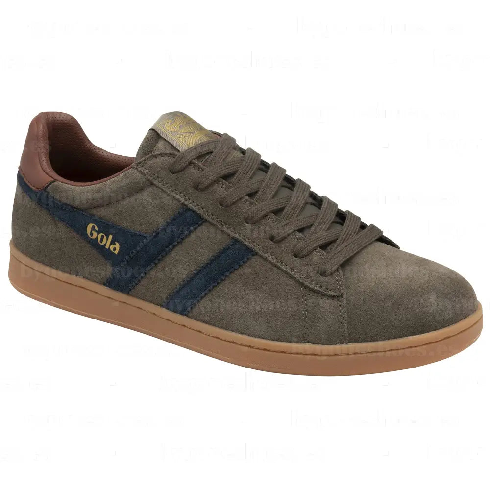 GOLA|SNEAKERS HOMBRE|EQUIPE II - DARK TAUPE/NAVY/RUST CMB387|DTNR SNEAKERS