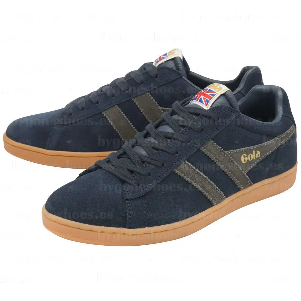 GOLA | SNEAKERS HOMBRE | EQUIPE-SUEDE-CMA495 NAVY ASH GUM SNEAKERS