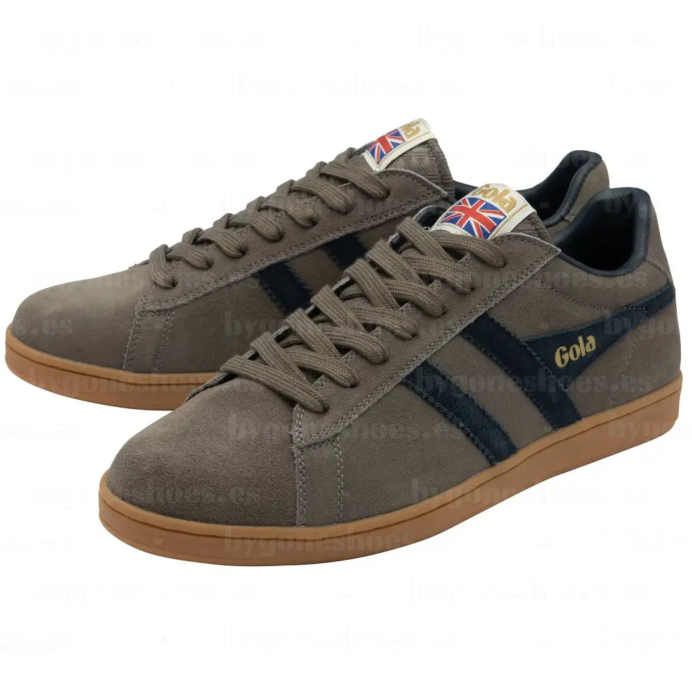 GOLA | SNEAKERS HOMBRE | EQUIPE-SUEDE-CMA495 TAUPE/NAVY/GUM