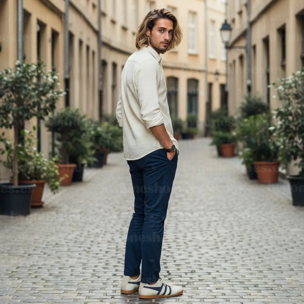 GOLA| SNEAKERS HOMBRE| Harrier cambridge ECRU/NAVY CMB755|EN SNEAKERS