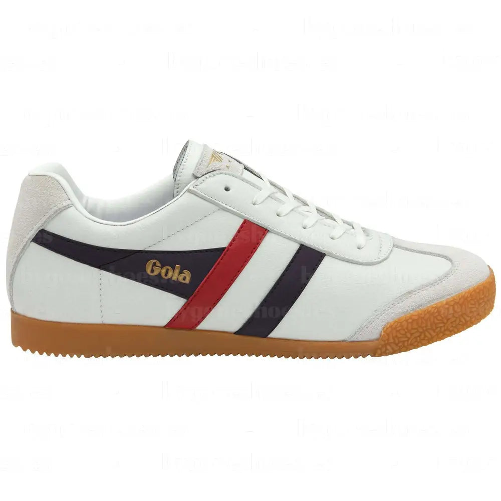 GOLA | SNEAKERS HOMBRE | HARRIER-LEATHER-CMB426 WHITE/NAVY/RED5 SNEAKERS