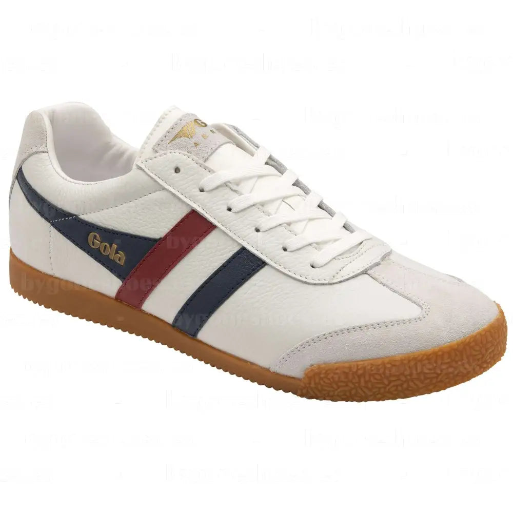 GOLA | SNEAKERS HOMBRE | HARRIER-LEATHER-CMB426 WHITE/NAVY/RED5 SNEAKERS