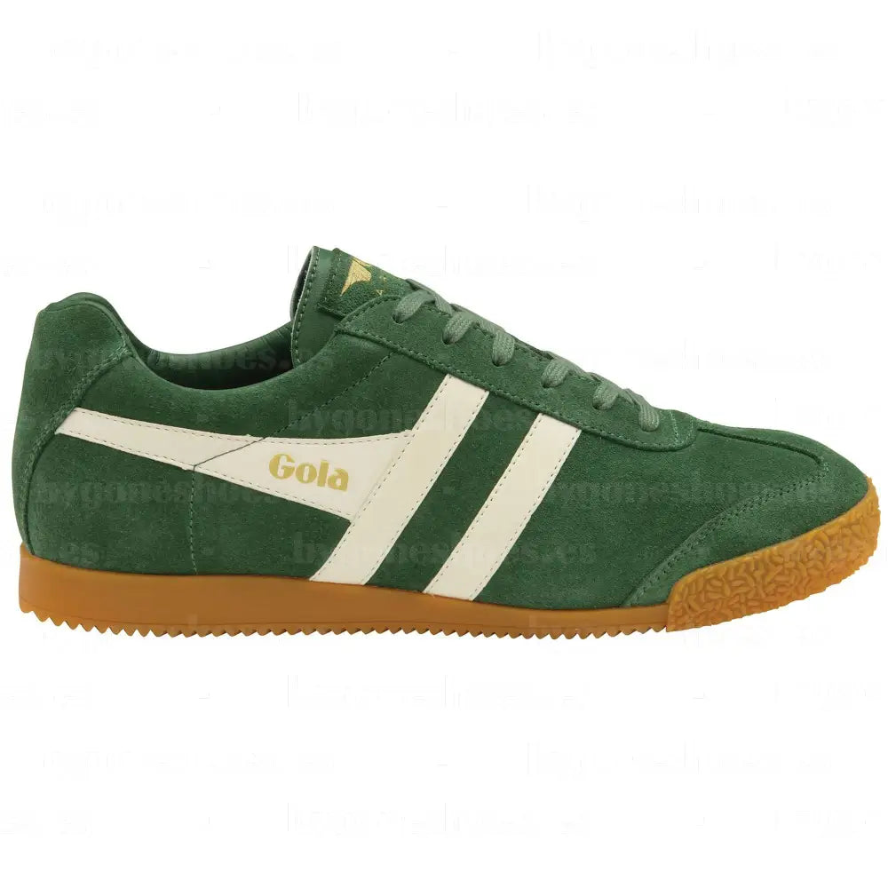 GOLA | SNEAKERS HOMBRE | HARRIER-SUEDE-CMA192 EVERGREEN/OFFWHITE SNEAKERS