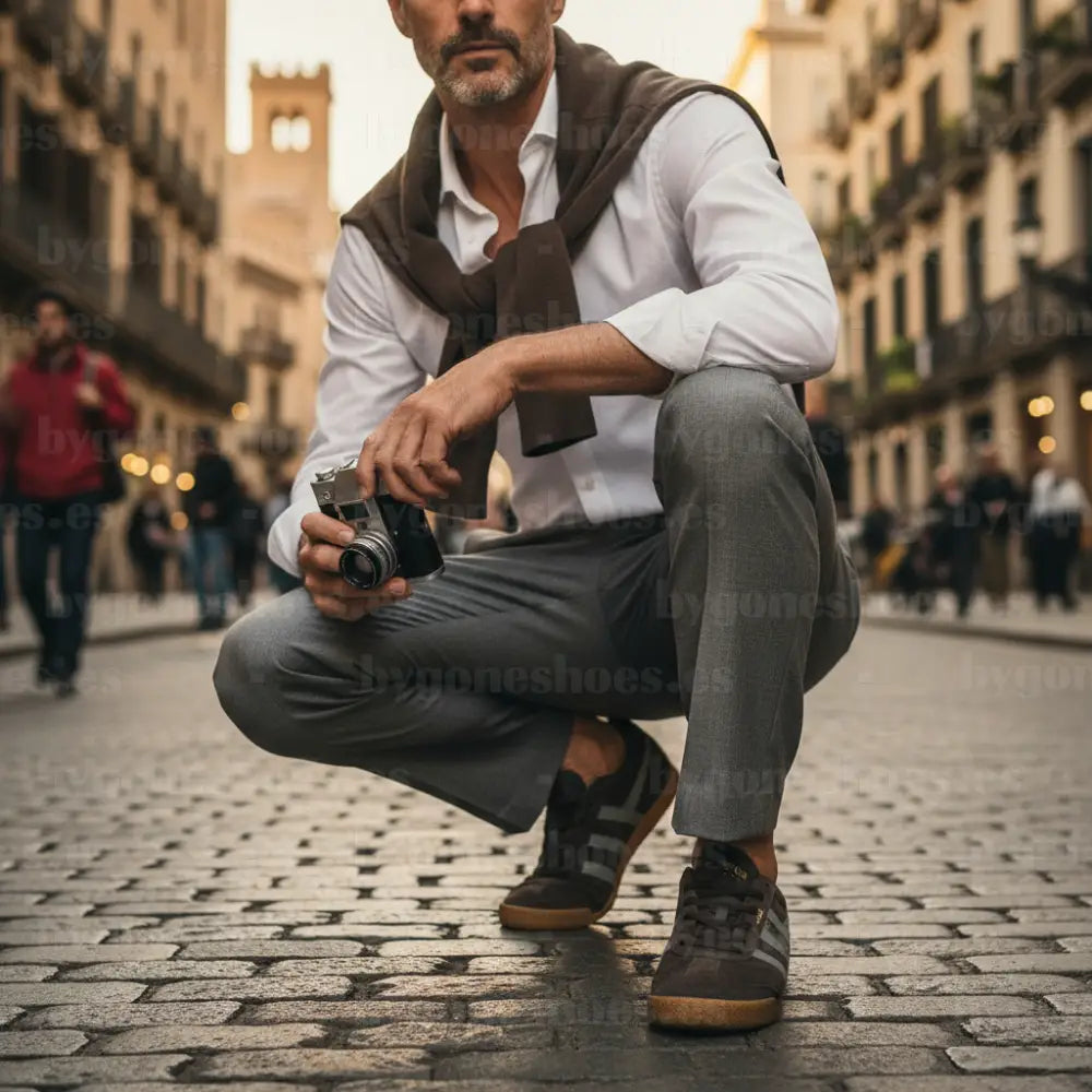 GOLA| SNEAKERS HOMBRE| Harrier suede MOCCHA/CEMENT CMA192|MC SNEAKERS