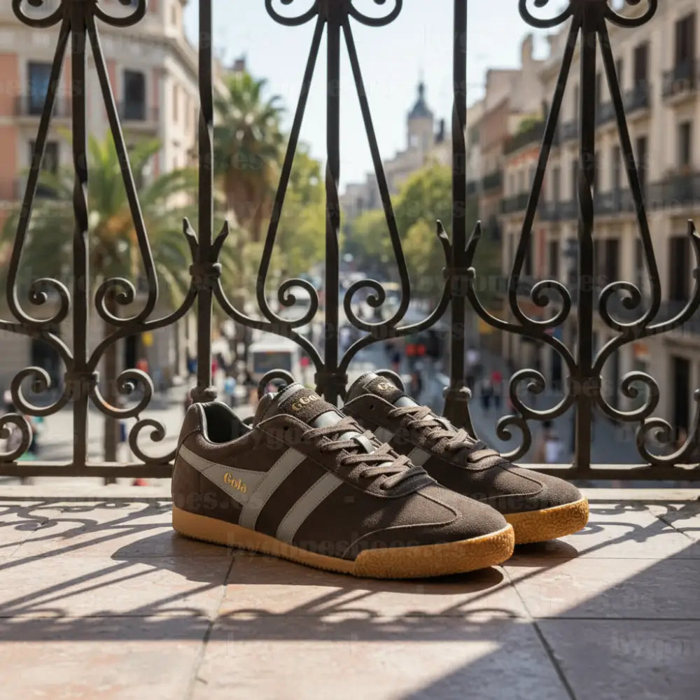 GOLA| SNEAKERS HOMBRE| Harrier suede MOCCHA/CEMENT CMA192|MC SNEAKERS