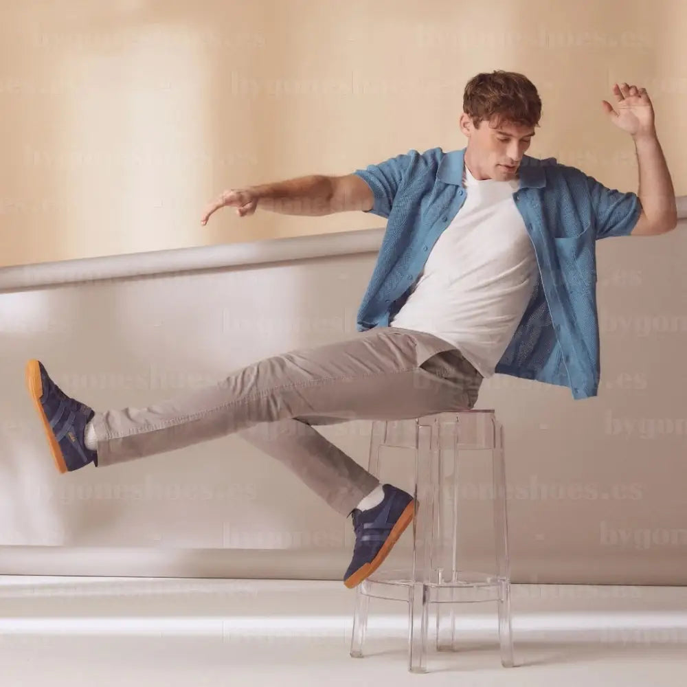 GOLA|SNEAKERS HOMBRE|HARRIER SUEDE-NAVY/MOONLIGHJT/ASH CMA192|NMA SNEAKERS