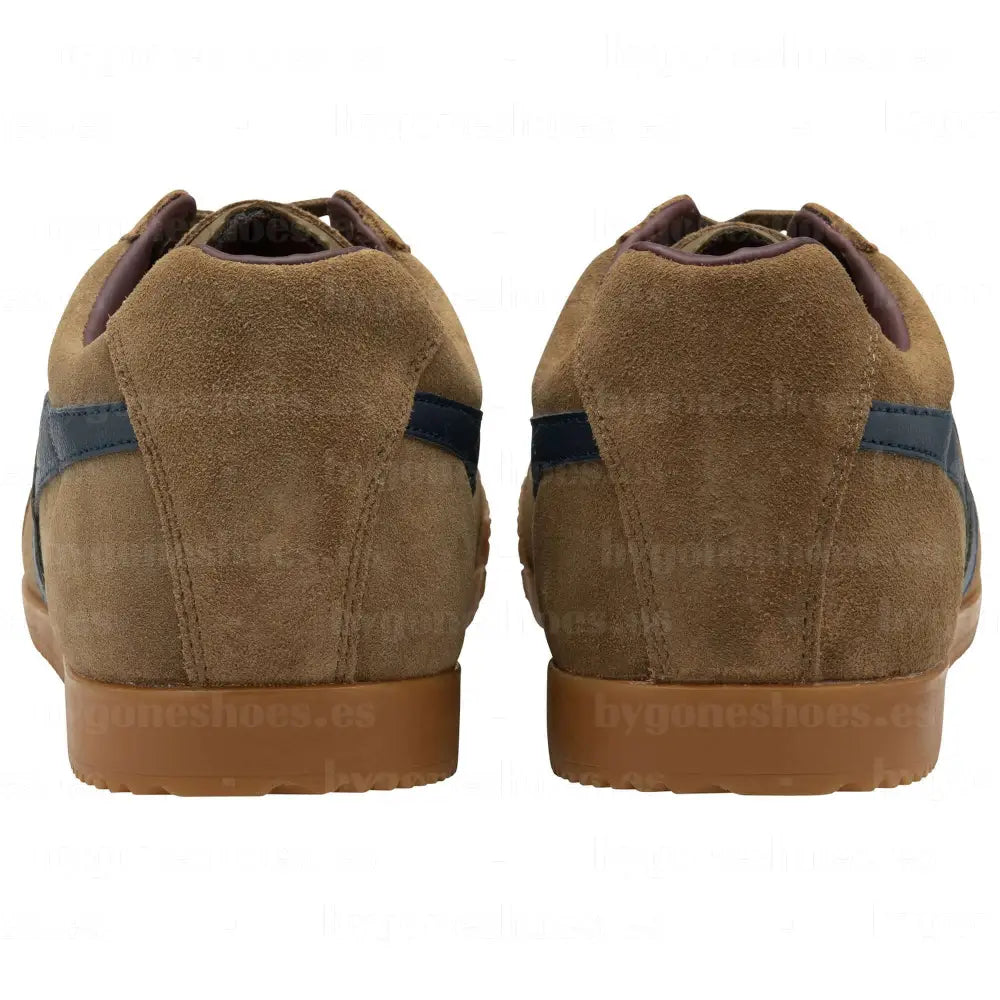 GOLA|SNEAKERS HOMBRE|HARRIER SUEDE-TABACCO/NAVY/BURGUNDY CMA192|TNB SNEAKERS