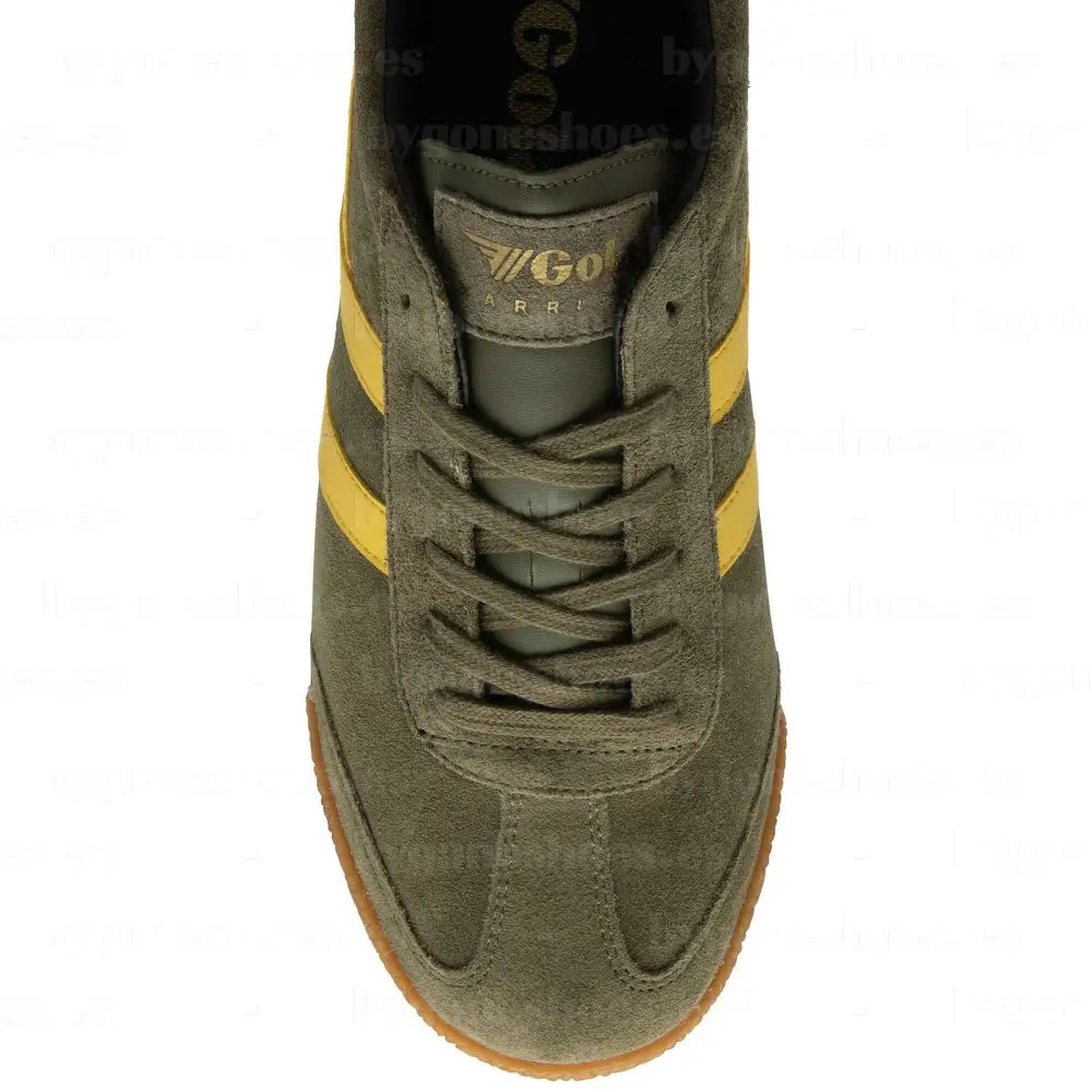 GOLA|SNEAKERS HOMBRE|HARRIERSUEDE-KHAKI/SUN/BLACK CMA192|KSB SNEAKERS