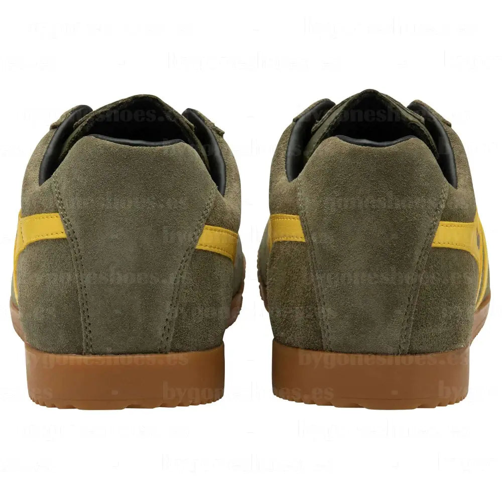 GOLA|SNEAKERS HOMBRE|HARRIERSUEDE-KHAKI/SUN/BLACK CMA192|KSB SNEAKERS