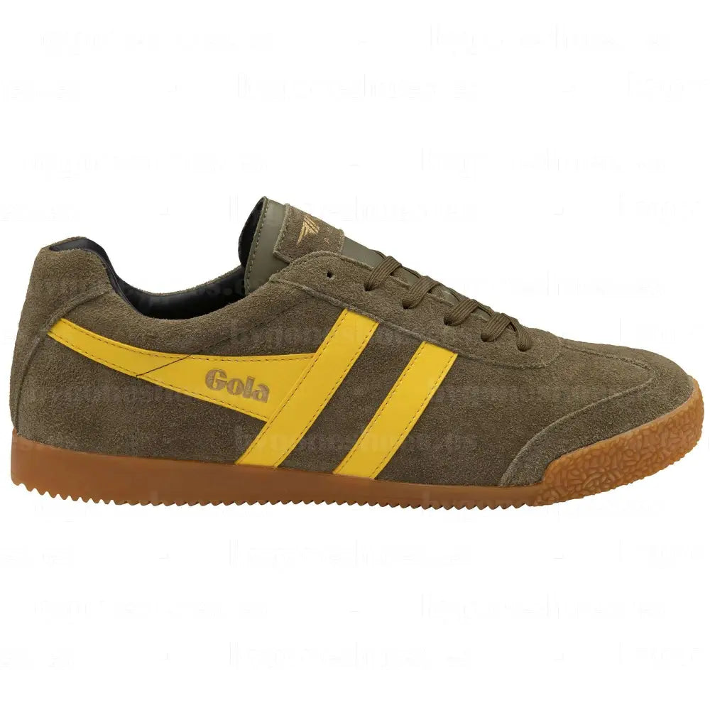 GOLA|SNEAKERS HOMBRE|HARRIERSUEDE-KHAKI/SUN/BLACK CMA192|KSB SNEAKERS