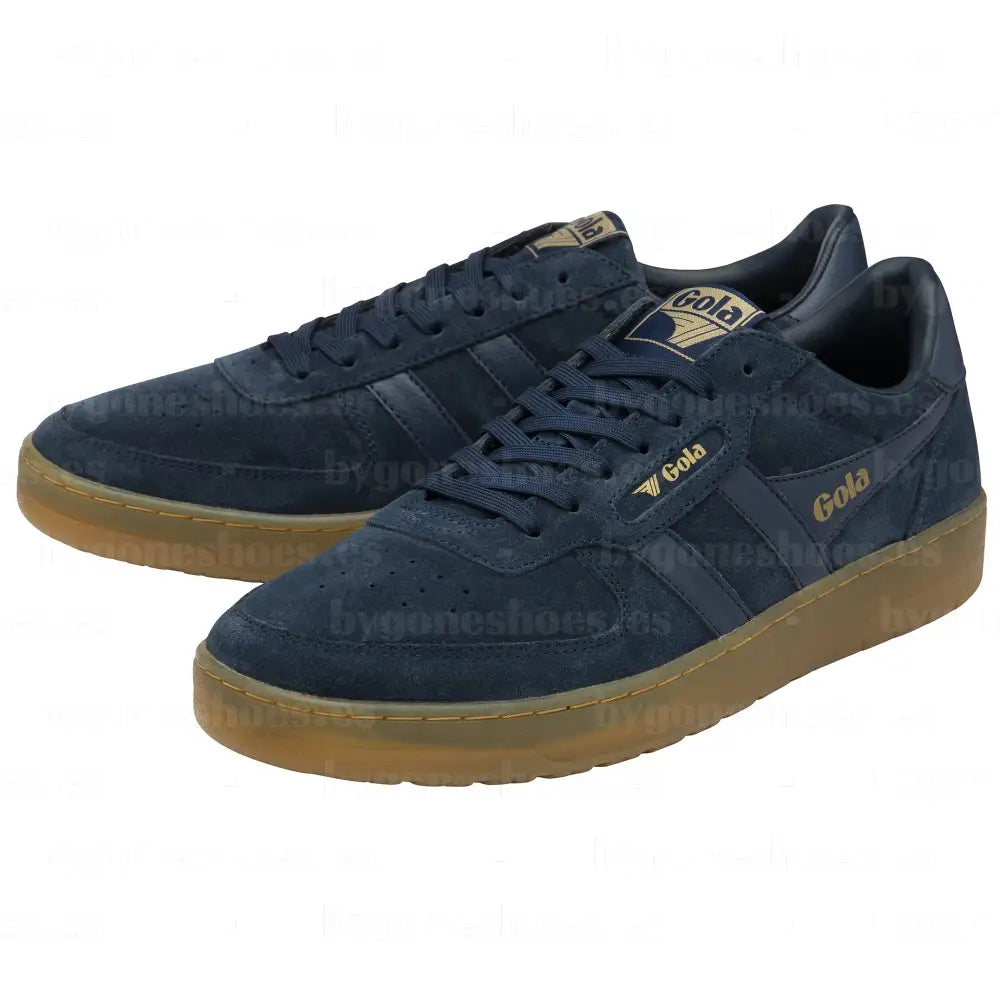 GOLA|SNEAKERS HOMBRE|HAWK SUEDE 86-NAVY/GUM CMB571|NAGU SNEAKERS