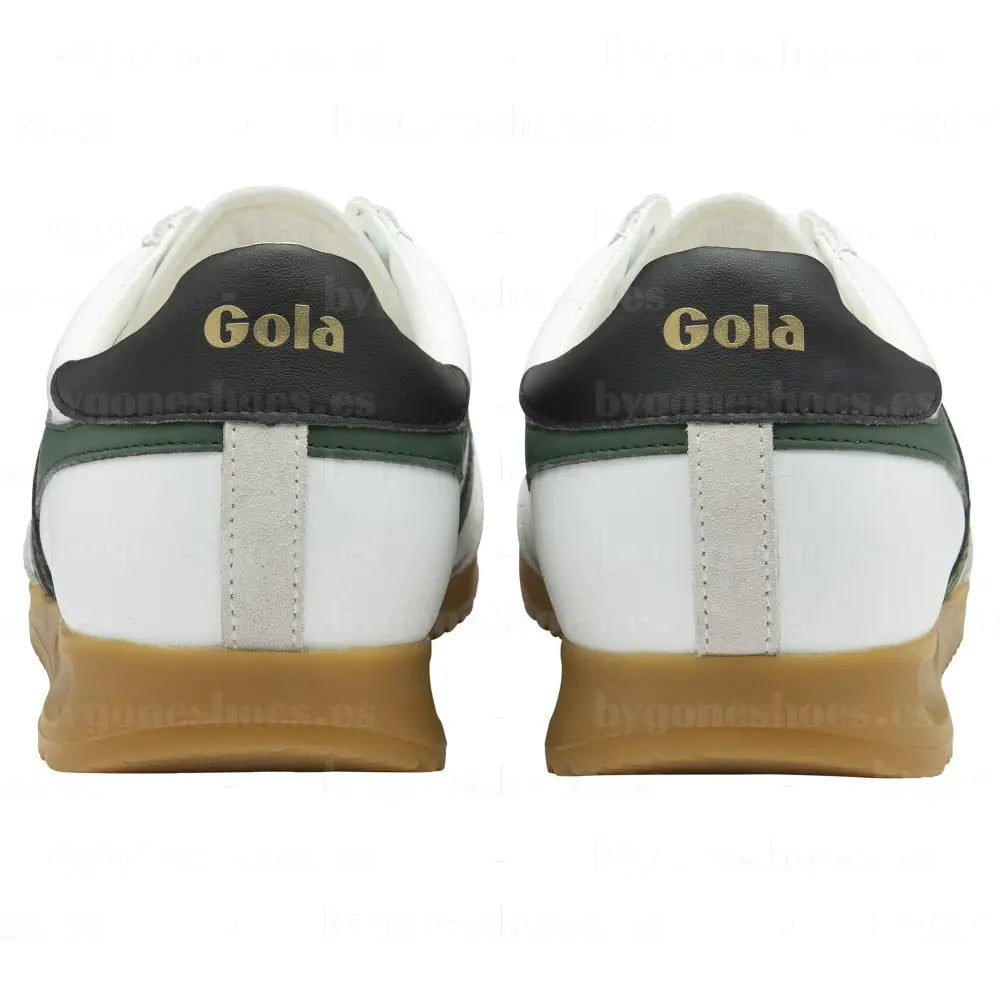 GOLA|SNEAKERS HOMBRE| Torpedo leather WHITE/EVERGREEN/BLACK CMB622|WEB SNEAKERS