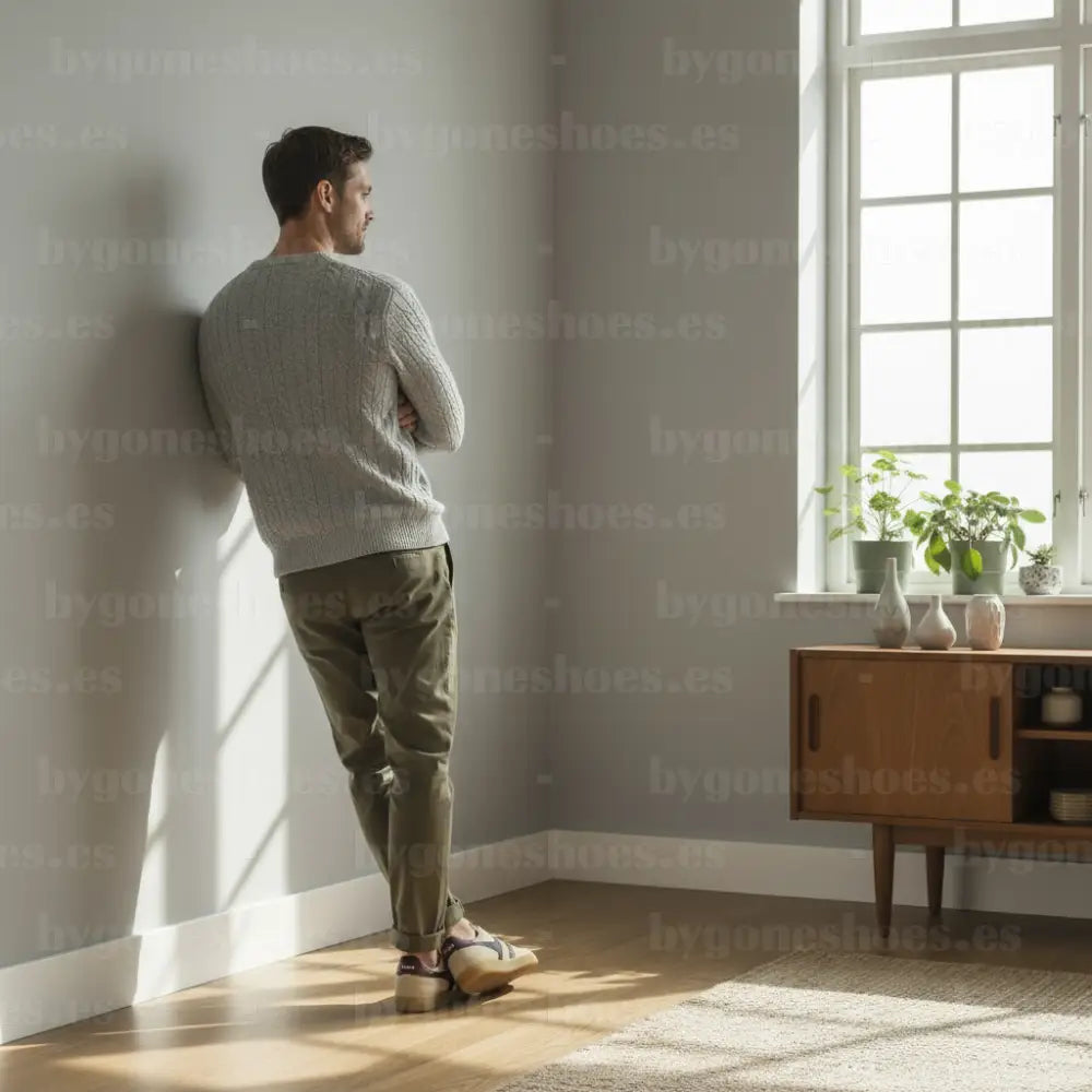 Modelo de espaldas - heel visible