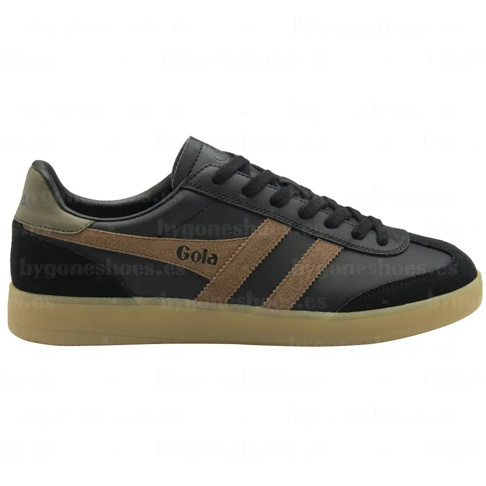 GOLA|SNEAKERS HOMBRE| Viper leather BLACK/TABACCO/KHAKI/GUM CMB744|BTKG SNEAKERS