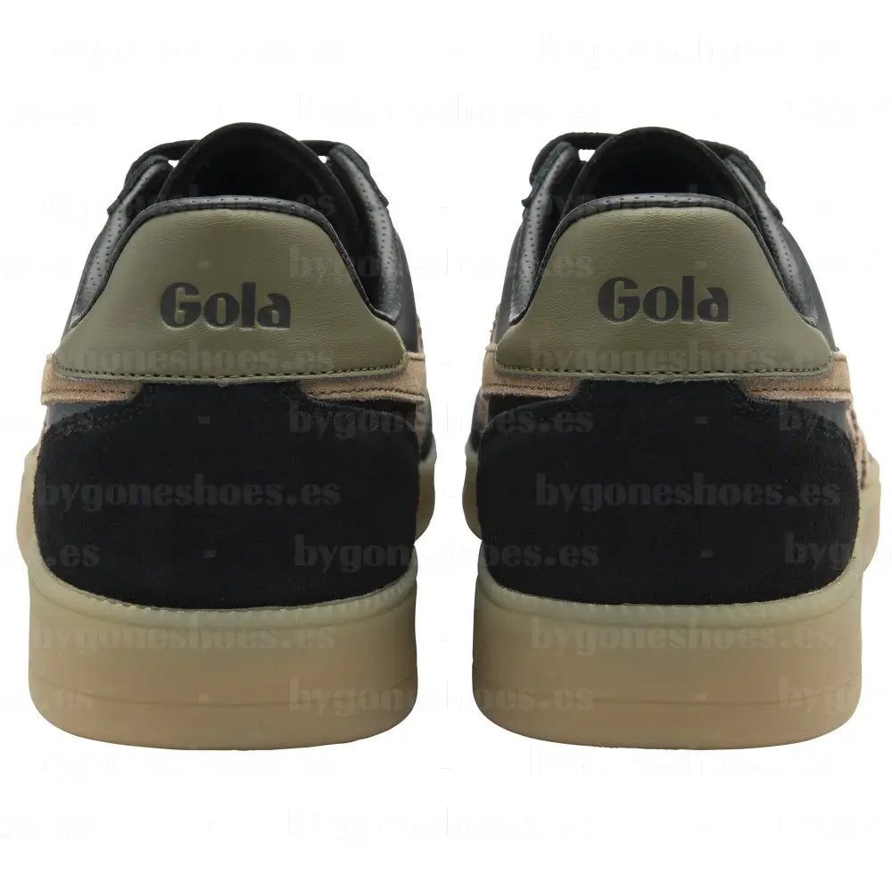 GOLA|SNEAKERS HOMBRE| Viper leather BLACK/TABACCO/KHAKI/GUM CMB744|BTKG SNEAKERS