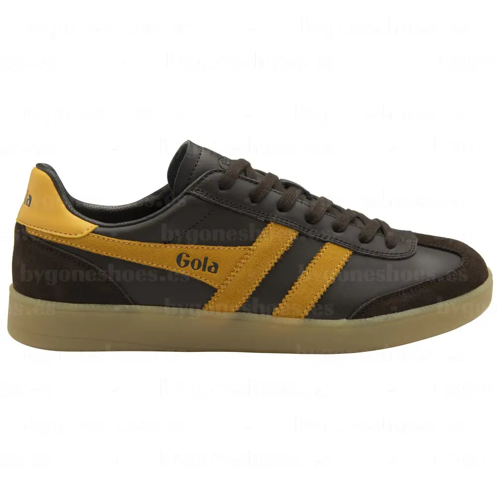 GOLA|SNEAKERS HOMBRE| Viper Leather DARK BROWN/SUN/GUM CMB744|DBSG SNEAKERS