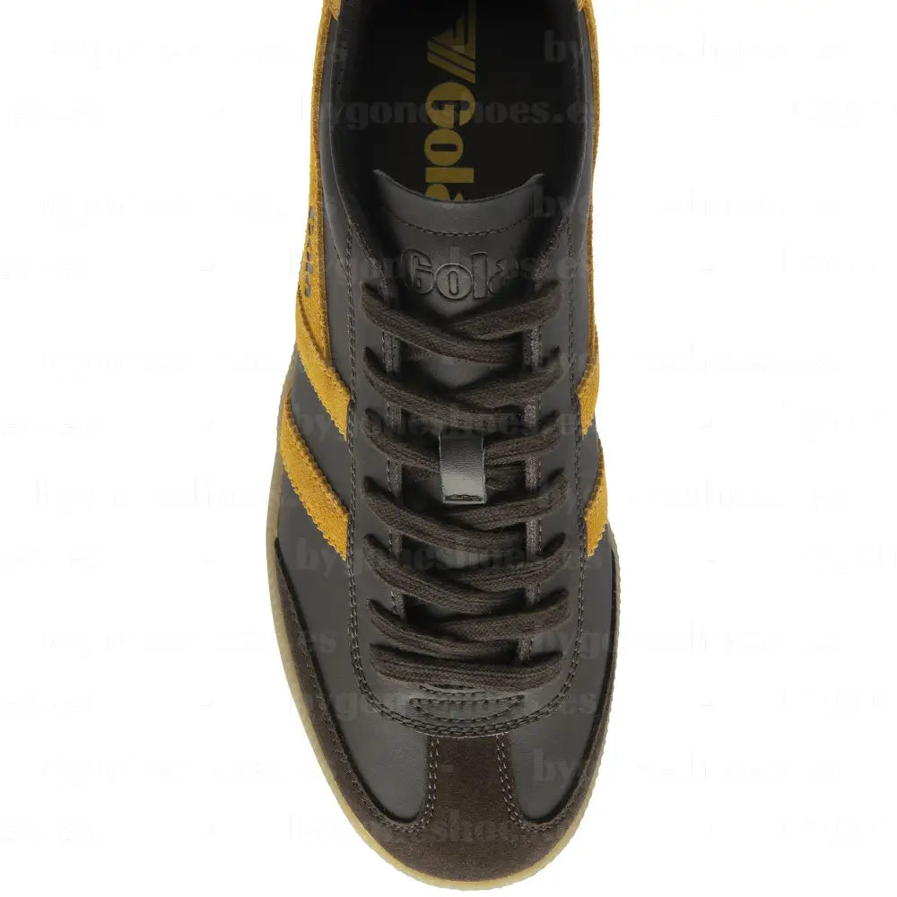 GOLA|SNEAKERS HOMBRE| Viper Leather DARK BROWN/SUN/GUM CMB744|DBSG SNEAKERS