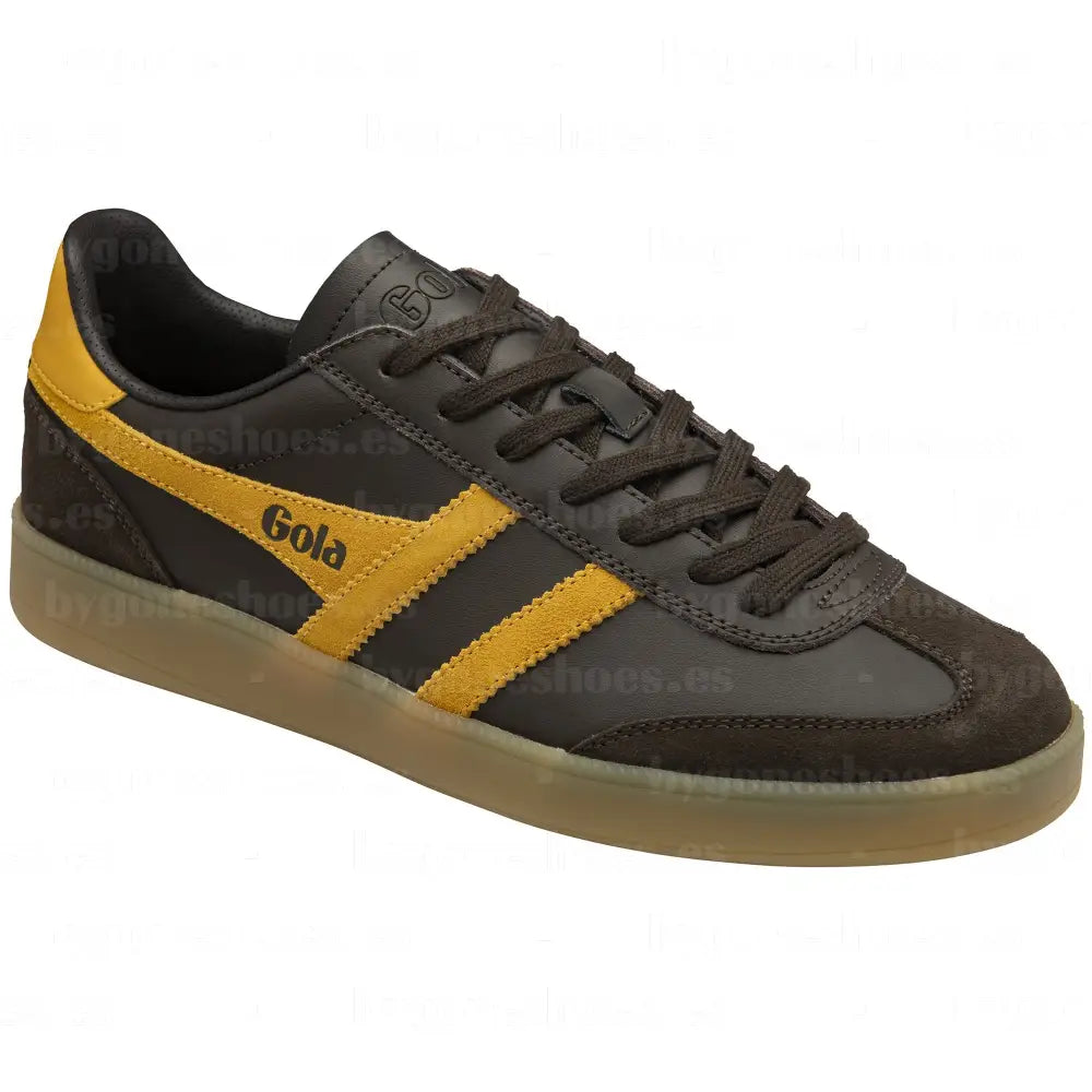 GOLA|SNEAKERS HOMBRE| Viper Leather DARK BROWN/SUN/GUM CMB744|DBSG SNEAKERS