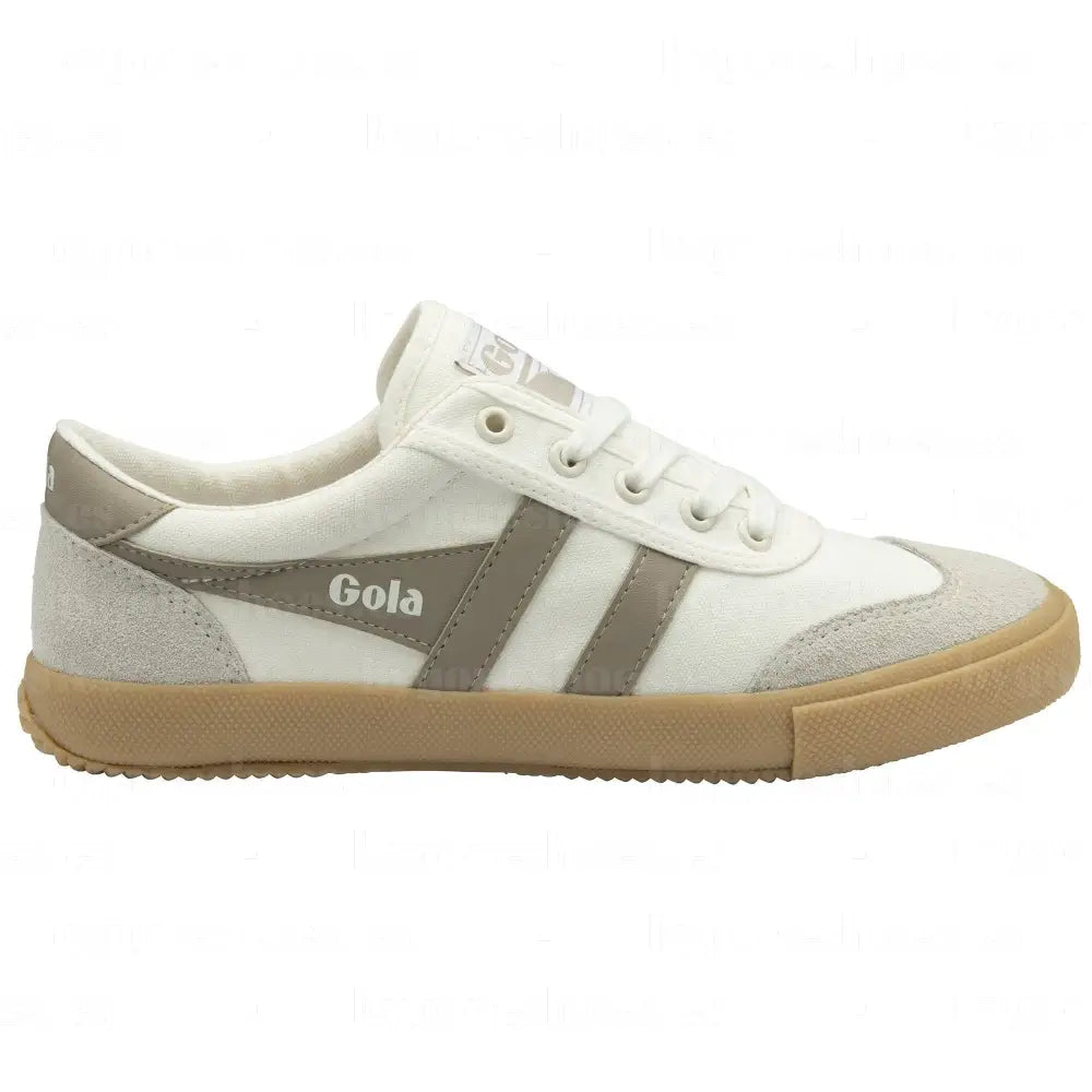 GOLA | SNEAKERS MUJER | BADMINTON-CLA548 OFF WHITE/FEATHER GREY/GUM SNEAKERS