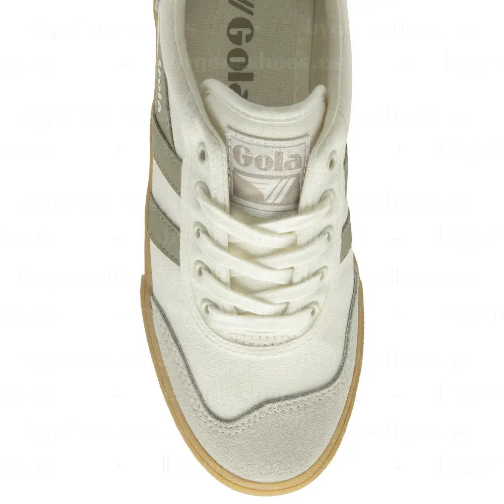 GOLA | SNEAKERS MUJER | BADMINTON-CLA548 OFF WHITE/FEATHER GREY/GUM SNEAKERS
