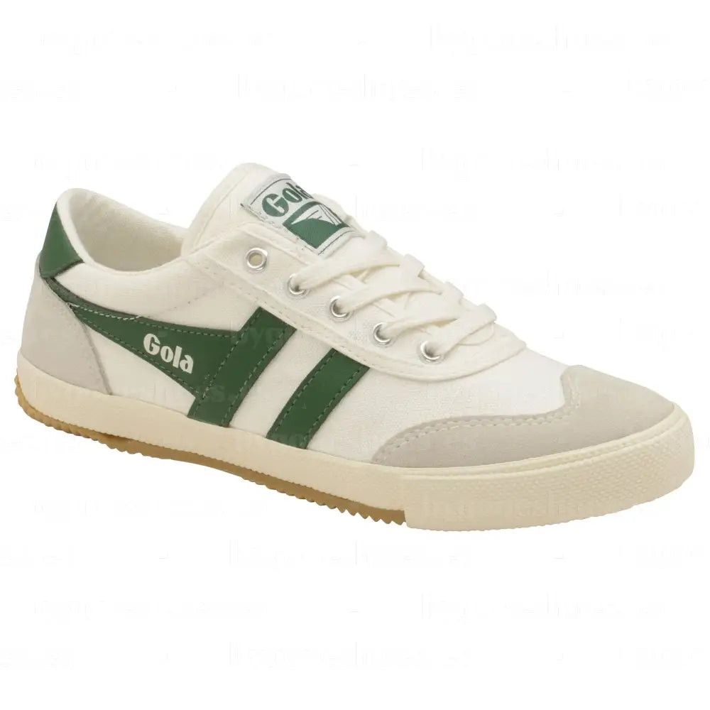 GOLA | SNEAKERS MUJER | BADMINTON-CLA548 OFF WHITE/GREEN SNEAKERS