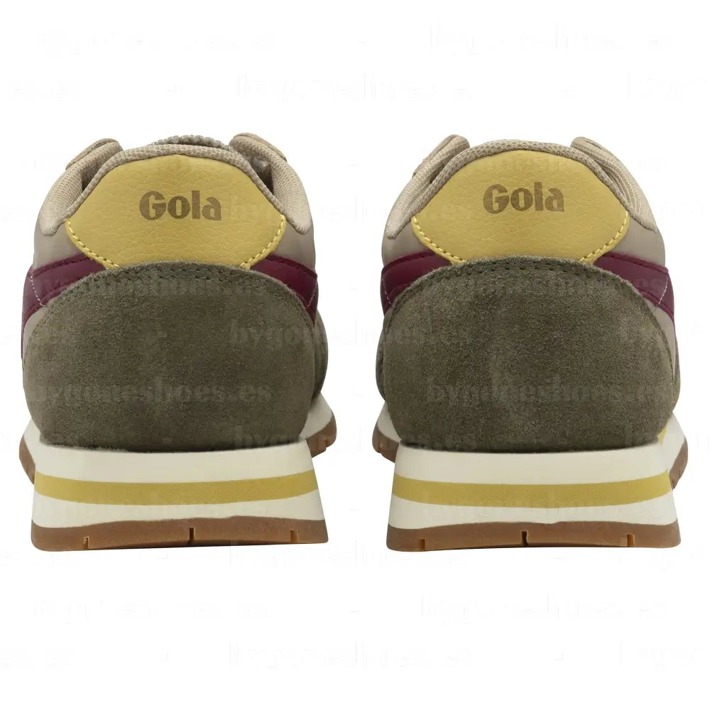 GOLA|SNEAKERS MUJER|DAYTOINA CHUTE- BONE/KHAKI/CERISE CLB337|BKC SNEAKERS