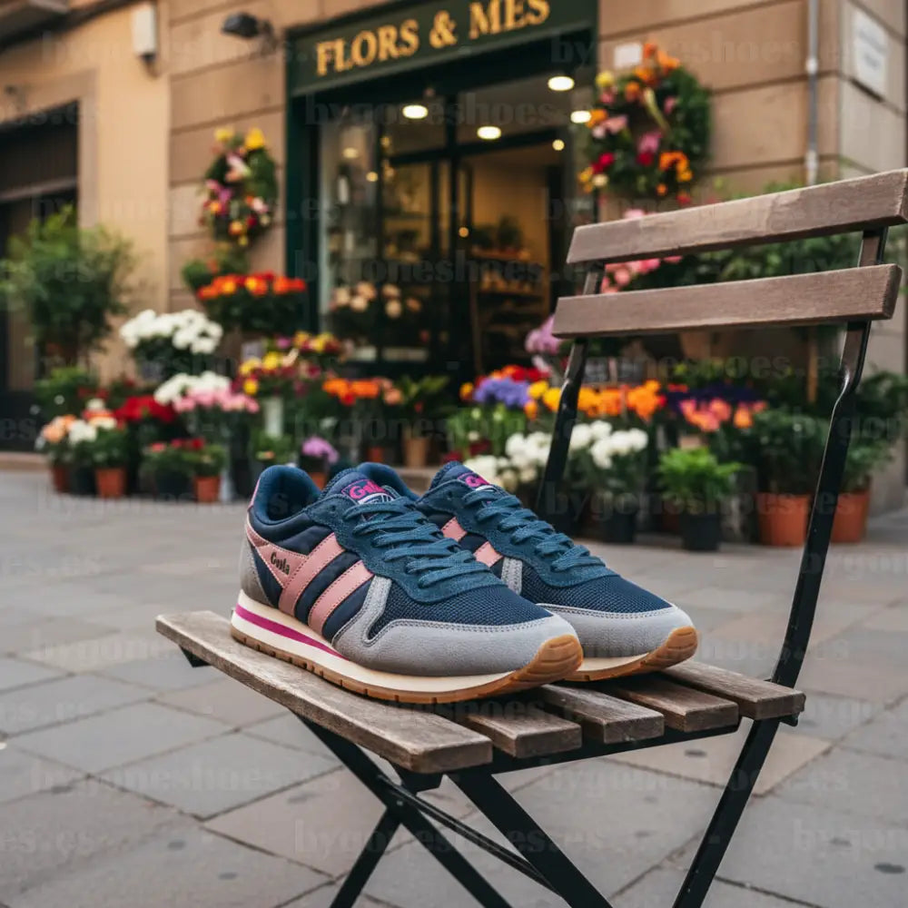 GOLA| SNEAKERS MUJER| Daytona NAVY/CEMENT/CORAL/PINK CLA592|NCCP SNEAKERS