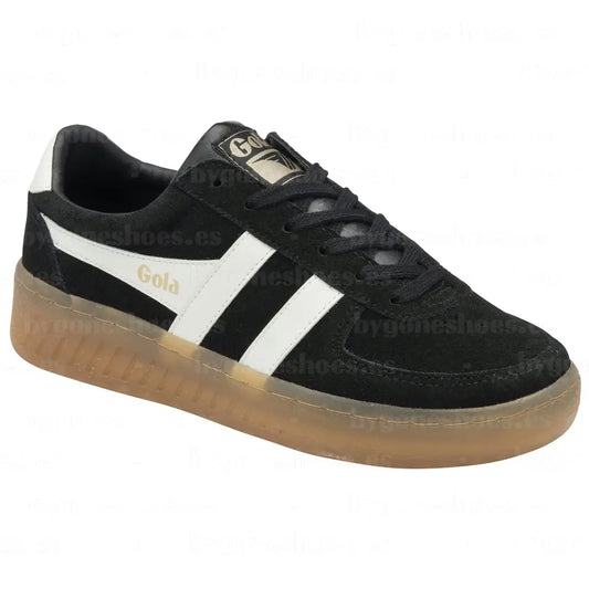 GOLA|SNEAKERS MUJER|GRADNSLAM SUEDE-BLACK/OFF WHITE/GUM CLA589|BOWG SNEAKERS
