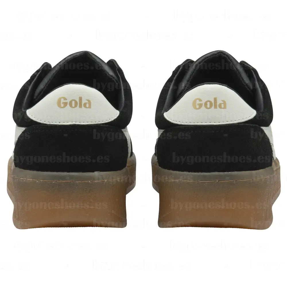 GOLA|SNEAKERS MUJER|GRADNSLAM SUEDE-BLACK/OFF WHITE/GUM CLA589|BOWG SNEAKERS