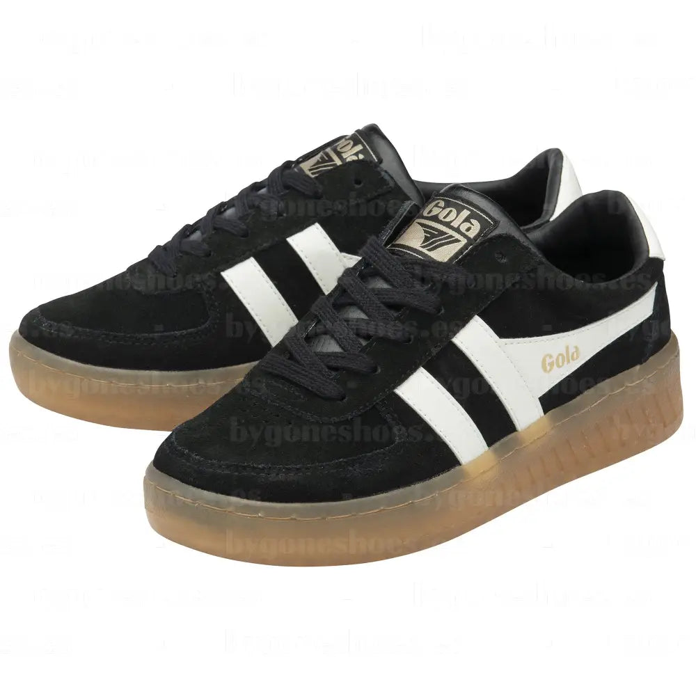 GOLA|SNEAKERS MUJER|GRADNSLAM SUEDE-BLACK/OFF WHITE/GUM CLA589|BOWG SNEAKERS