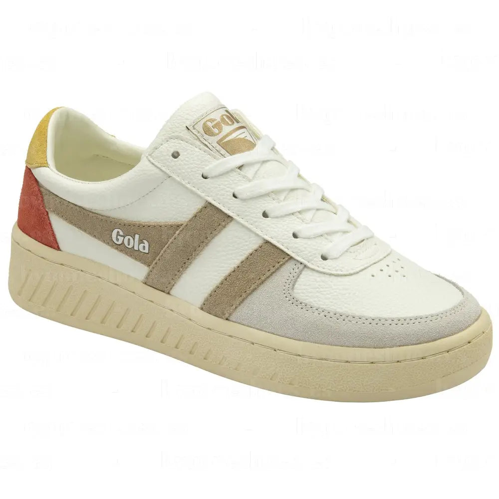 GOLA | SNEAKERS MUJER | GRANDSLAM-TRIDENT-CLA415 WHITE/BONW/FLAX SNEAKERS