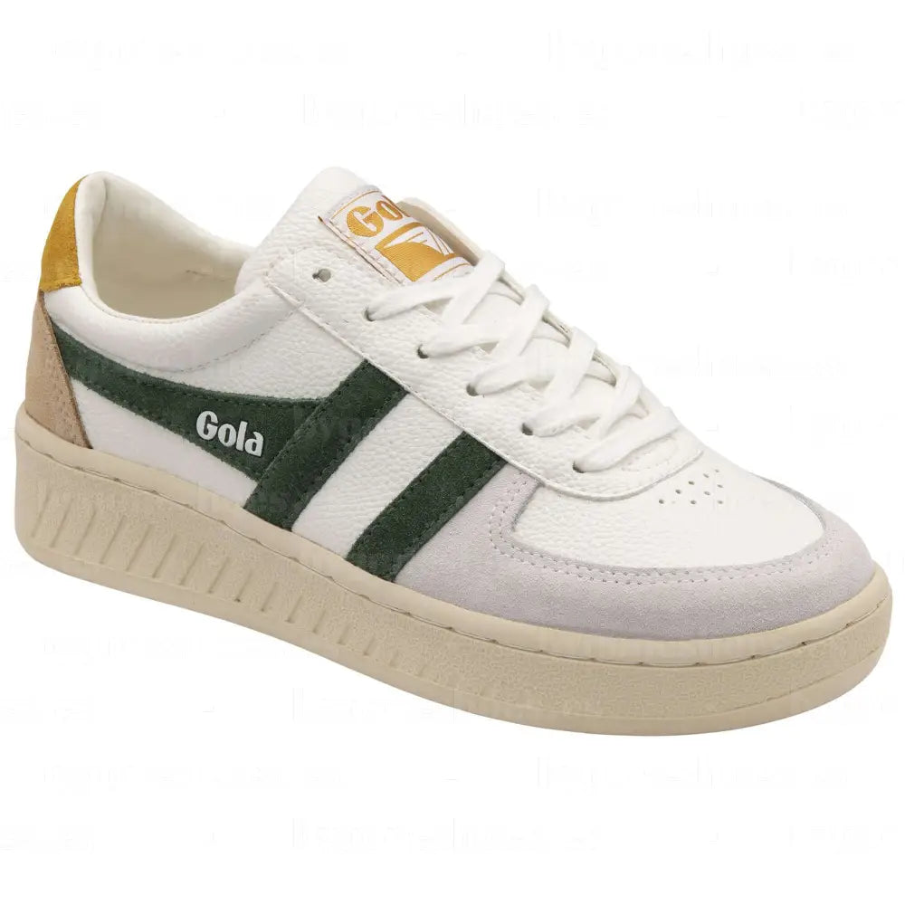 GOLA | SNEAKERS MUJER | GRANDSLAM-TRIDENT-CLA415 WHITE/EVERGREEN/SUN SNEAKERS