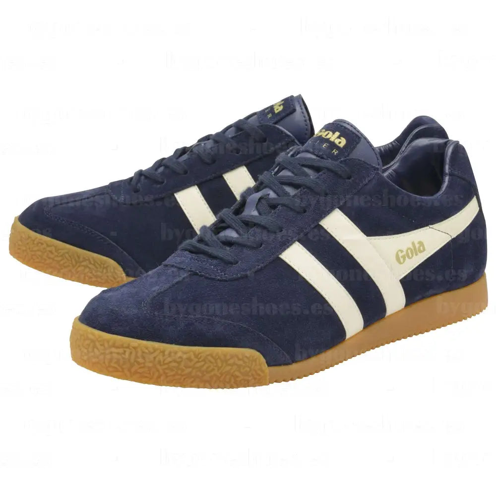 GOLA | SNEAKERS MUJER | HARRIER-SUEDE-CLA192 NAVY/WHITE SNEAKERS