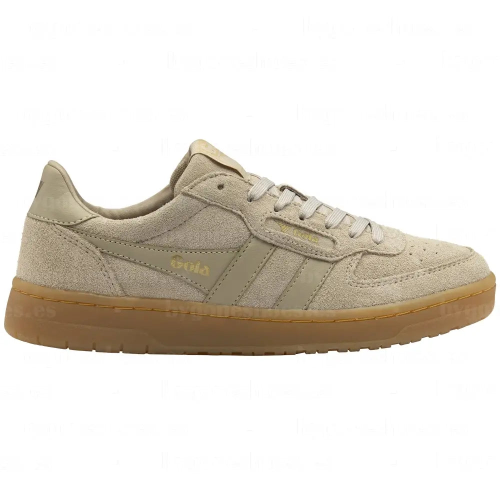 GOLA|SNEAKERS MUJER|HAWK SUEDE-BONE/GUM CLB571|BOGU SNEAKERS